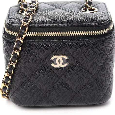 chanel vanity small size|Chanel small vanity bag.